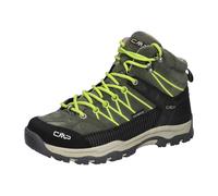 Wanderschuh CMP "KIDS RIGEL MID WP TREKKING SHOES", Kinder, Gr. 38, grün (pine, mela), Leder, Schuhe Wanderschuh, wasserdicht (33305025-38) pine, mela