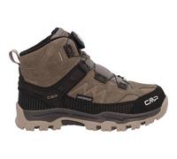 CMP Leder-Trekkingschuhe Kiruna Mid Fitgo Fleece WP Kinder Braun Größe 34