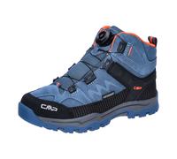 CMP Kids Kiruna Mid Fitgo Trekking Shoes WP Kinder | BLUESTONE-ARANCIO | EU 35