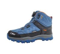 CMP Kids Kiruna Mid Fitgo Trekking Shoes WP Kinder | BLUESTONE-ARANCIO | EU 34