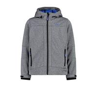 CMP - Kinderjacke mit fester Kapuze, Schwarz Mel.-Royal, 128