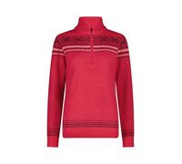 CMP Knitted Damen Pullover Half Zip mit Wolle Gr. S = 38