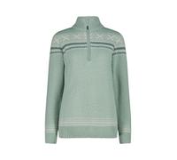 CMP Campagnolo Damen Strickpullover E421 Half-Zip mit Wolle Jade Gr. 38