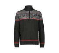 CMP Campagnolo Pullover Sweat Knitted Yarn 7H77511 Half-Zip Wolle schwarz (Antracite) XXL (Gr.54)