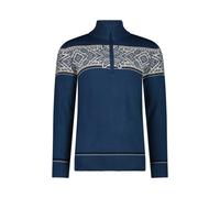 CMP Knitted Herren Pullover Half Zip mit Wolle bluestone 48