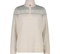 CMP Woman Fleece Sweat Knitted WP bianco (A001) 38