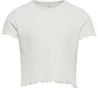 Only Shirt KOGNELLA S/S O-Neck Top Noos Jrs Weiß Größe 146/152