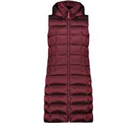 CMP Lange Damen-Weste aus Nylon mit fester Kapuze