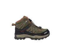 cmp Leder-Trekkingboots "Rigel Mid" in Khaki - Größe 35 | Kinder Outdoor Sport Schuhe