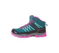 CMP Kids Rigel Mid WaterProof Junior Wanderschuhe grün-blau/rosa - 41