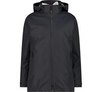 CMP Long Zip Hood Detachable Inner Damen Jacke, grau 40