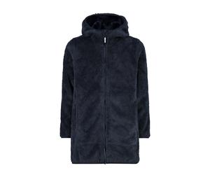 CMP Mädchen Fleece Parka Kid G Fix Hood 33P2125-N950 110 Black Blue