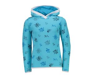 CMP Mädchen Kapuzenpullover Girl Sweat Fix Hood 30E2275-06YF 110 Turchese-Danubio