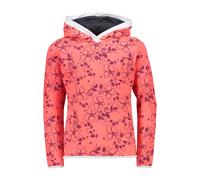CMP Mädchen Kapuzenpullover Girl Sweat Fix Hood 30E2275-08YF 98 Red Fluo-Antracite
