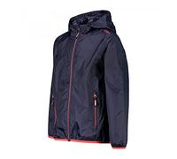 CMP Mädchen Reißfeste Kinder-regenjacke Mit Fester Kapuze KID G JACKET RAIN FIX HOOD, Marineroter Kuss, 116 EU