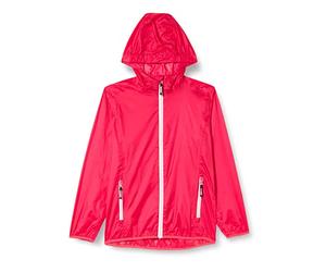 CMP Mädchen Reißfeste Kinder-regenjacke Mit Fester Kapuze Regenjacke, Hibiskus-Koralle, 128 EU