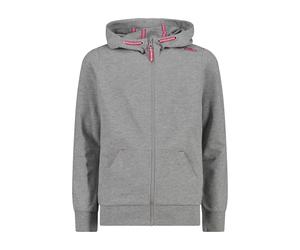 CMP Mädchen Sweatjacke KID G JACKET FIX HOOD 32D8165M-92UL 116 GRIGIO MEL.-FRGOLA