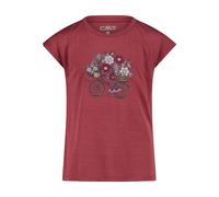 CMP Kinder T-Shirts rot Größe 116 Trekking Atmungsaktiv