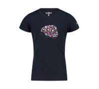 CMP Mädchen T-Shirt aus Piqué mit Igel Blumen Motiv Gr. 152