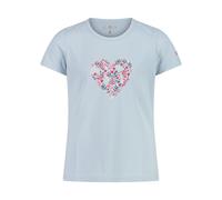 CMP - Girl's T-Shirt Piquet Print - Funktionsshirt, Gr. 152, grau (SkyBlue)