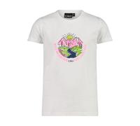 CMP Mädchen T-Shirt KID G T-SHIRT 31T8445-04XN 176 Bianco-Pink Fluo