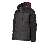 CMP MAN LONG JACKET SNAPS HOOD DUST MEL. - 52