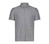 CMP - Polo Melange Stretch - Polo-Shirt, Gr. 4XL 58, grau (GraffiteMelange)