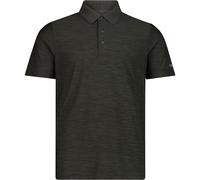 CMP Herren Melange Polo T-Shirt (Größe M, schwarz)