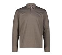 CMP Athleisure Polo Herren Longsleeves braun Größe M Lifestyle Schnell trocknend