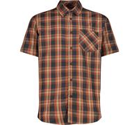 CMP - Full Button Shirt - Hemd, Gr. 5XL 60, braun (Antracite/Orange/Corda)