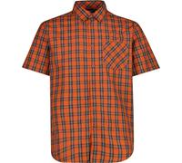 CMP - Full Button Shirt - Hemd, Gr. XL 52, braun (Antracite/Orange/Vaniglia)