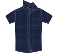 Cmp Kurzarmhemd Für Männer Mann Man Shirt Blau Größe L