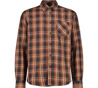CMP - Shirt Long Sleeves - Hemd, Gr. M 48, braun (Antracite/Orange/Corda)