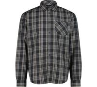 CMP MAN Shirt Long Sleeves antracite-vaniglia-grey (19ZV) 48