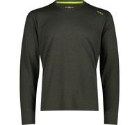 CMP - Jacquard L/S T-Shirt - Funktionsshirt, Gr. XL 52, oliv (Pine)