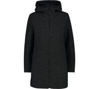CMP Damen Hoodie Mantel (Größe XS, schwarz)