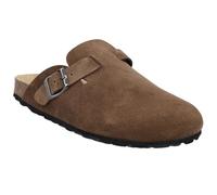CMP NAVARRO Herren Wildleder Hausschuhe - Premium Italienischer Stil Indoor/Outdoor Slip-On Hausschuhe - Anatomisches Kork-Fußbett, Fußgewölbeunterstützung & EVA-Sohle - Made in Europe, Terra, 10
