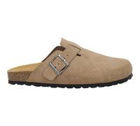 Hausschuh CMP "NAVARRO WMN SLIPPERS", Damen, Gr. 38, beige (sesamo), Leder, Schuhe Hausschuh (64228868-38) sesamo