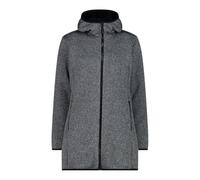 CMP Woman Parka FIX Hood alluminio-nero (02TS) 42