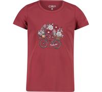 CMP Piquet Kinder T-Shirts rot Größe 176 Lifestyle Atmungsaktiv