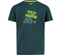 CMP Piquet Kinder T-Shirts tuerkis Größe 176 Lifestyle Atmungsaktiv