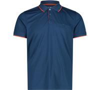 CMP Piquet Polo Herren T-Shirts blau Größe 4XL Lifestyle Atmungsaktiv