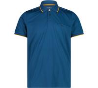 CMP Piquet Polo Herren T-Shirts blau Größe L Lifestyle Atmungsaktiv