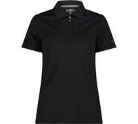 CMP Campagnolo Damen Polo-T-Shirt mit Dry Function Technologie Größe L Schwarz