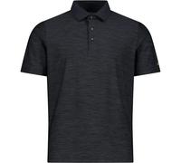 CMP Herren Melange Polo T-Shirt (Größe XL, grau)