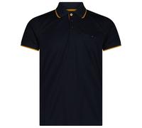 CMP - Polo Polyester - Polo-Shirt, Gr. S 46, schwarz (B.Blue/Curcuma)