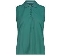 CMP Polo Sleeveless Damen Poloshirt, grün, Gr. 42