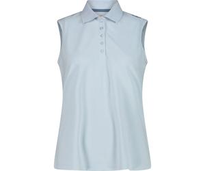 CMP Polo Sleeveless Damen Poloshirt, hellblau 38