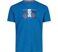 CMP Herren Print Funktions T-Shirt (Größe 3XL, blau)