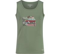 CMP Kinder Print Tanktop (Größe 116, gruen)
